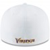 Men's Minnesota Vikings New Era White Omaha Low Profile 59FIFTY Fitted Hat 3156599